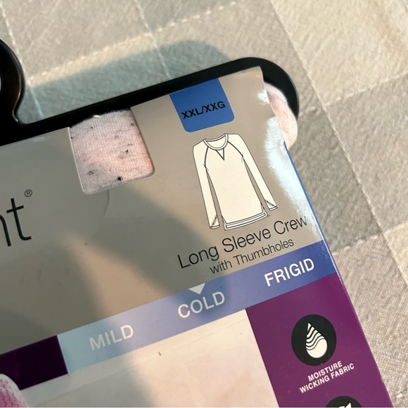 Cuddl Duds Black and Burgundy Long Sleeve Sweaters - Picture 3 of 4